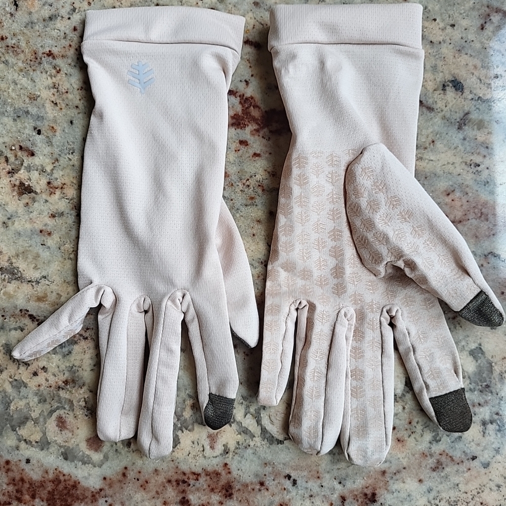 Light Pink Touchscreen Gloves - image 1